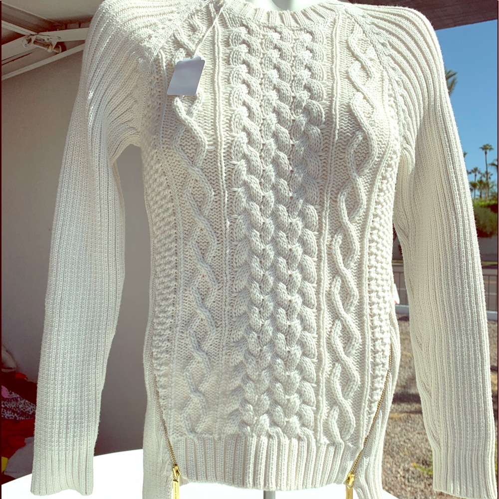 Michael Kors white cream sweater